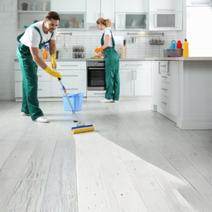 Empty Kitchen Without Chimney