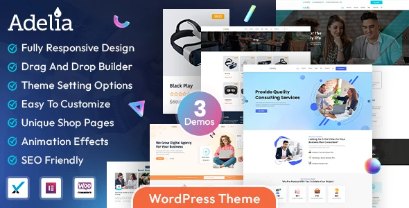 Adelia – Corporate Business WordPress Theme