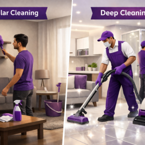 Deep Cleaning vs Regular Cleaning