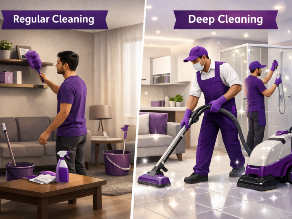 deep cleaning vs regular cleaning